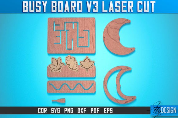Download Busy Board Laser Cut SVG | Baby Game SVG - Game svg Collection