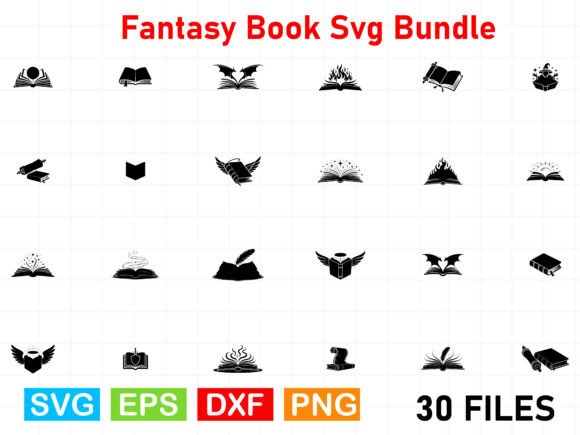 Download Fantasy Book Svg Bundle - Book svg bundle Collection