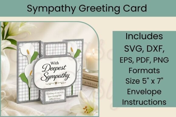 Download 3D Sympathy Card SVG - Sympathy card svg Collection