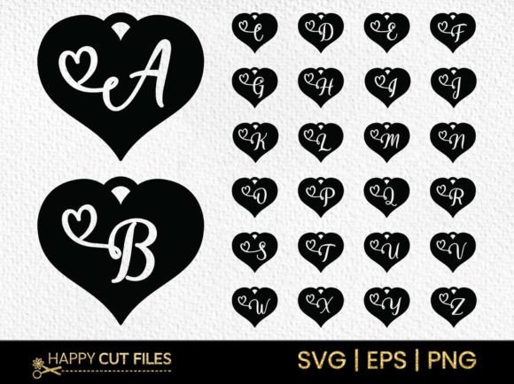 Download Valentines Font Alphabet Heart Laser Svg - Valentine Collection