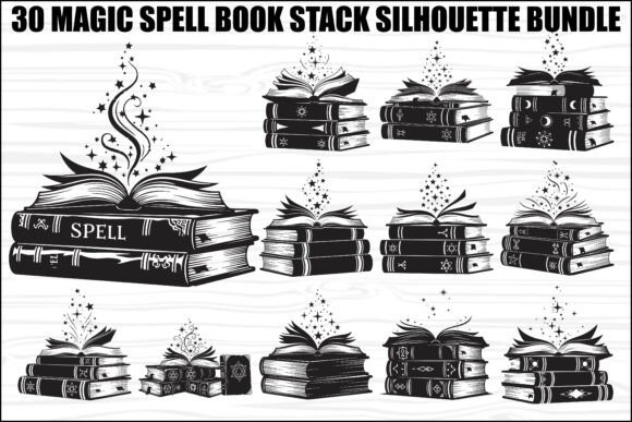Download Magic Spell Book SVG Bundle - Book svg bundle Collection