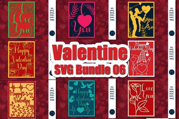 Download Cricut Valentine’s Gift Card SVG Bundle - Valentine Collection