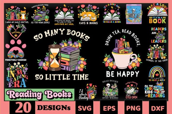 Download Love Reading Book SVG Bundle - Book svg bundle Collection
